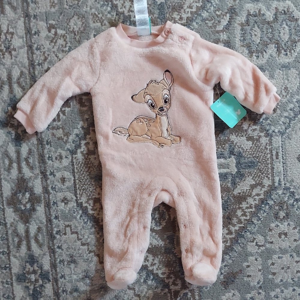 Adorable Disney Soft Pink Bambi One Piece